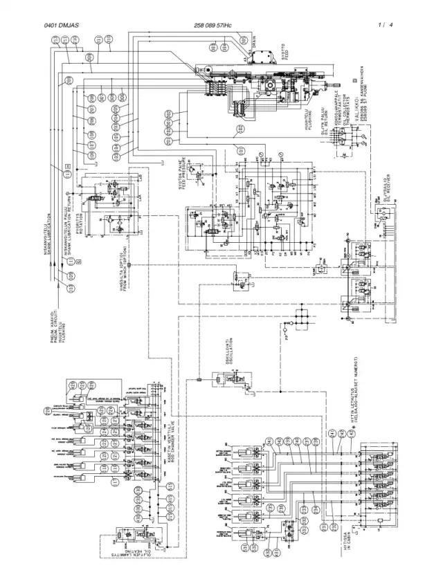 HYDR.CIRCUIT DIAGRAM, BOOM