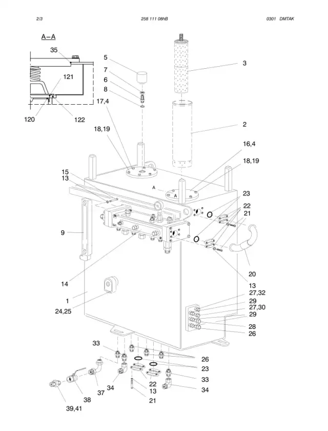 HYDRAULIC OIL RECEIVER