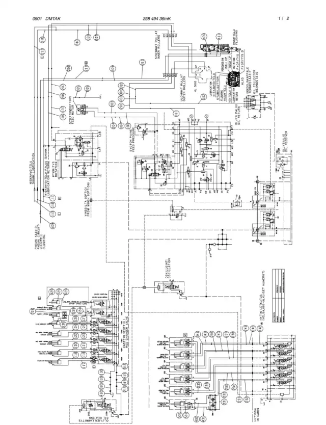 HDRAULIC DIAGRAM,ROD CHANGER
