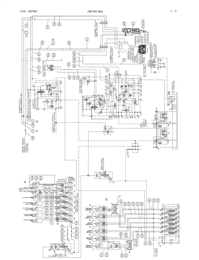 DIAGRAM HYDRAULIQUE, CHANGEMENT DE ROUTE