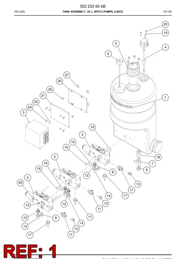TANK, LUBRICANT