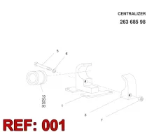 Sandvik CHASIS — diagrama técnico