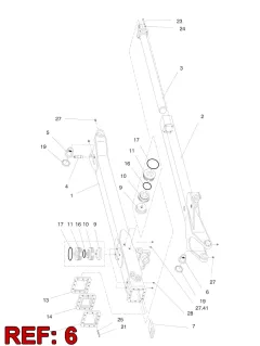 Sandvik FLANGE RODAMIENTO — diagrama técnico