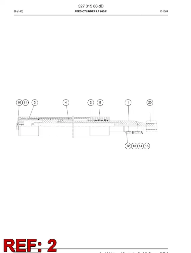 CILINDRO TUBO 6"