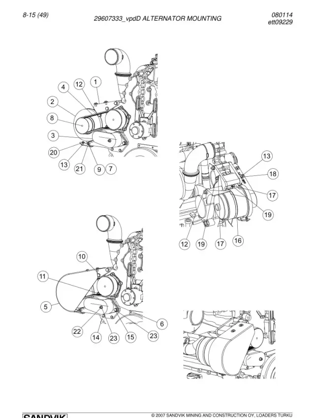 ALTERNATOR MOUNTING