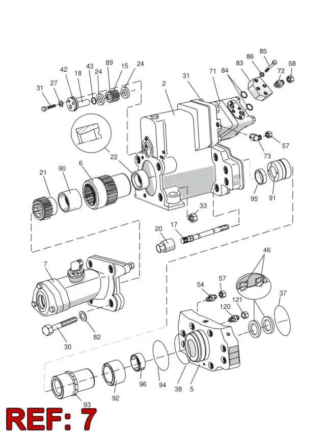 FLUSHING DEVICE ASSY