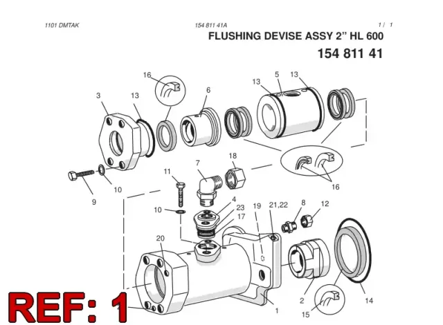 FLUSHING DEVISE BODY 2' HL600)