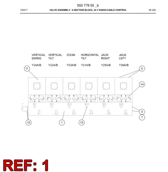 6-BLOCK VALVE UNIT
