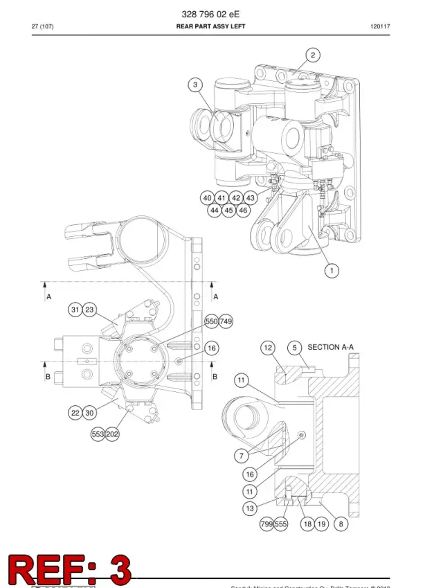 CROSS PIECE MACHINING TB40-90