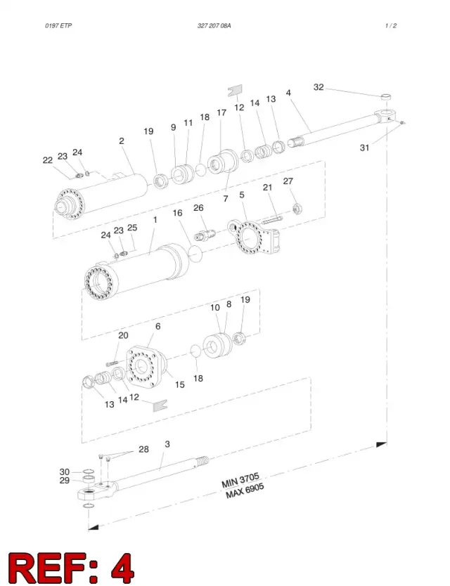 PISTON ROD ASSY