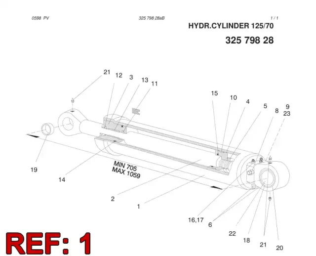 CYLINDER TUBE ASSY