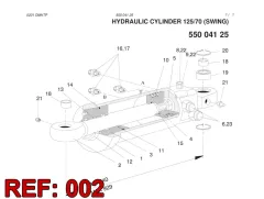 Sandvik PISTON ROD, Underground — technical diagram