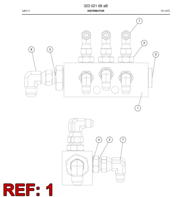 DISTRIBUTOR PIECE
