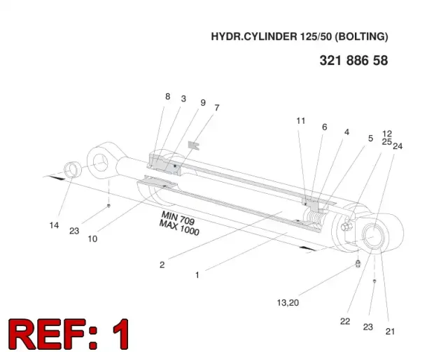 TUBO DE CILINDRO D125