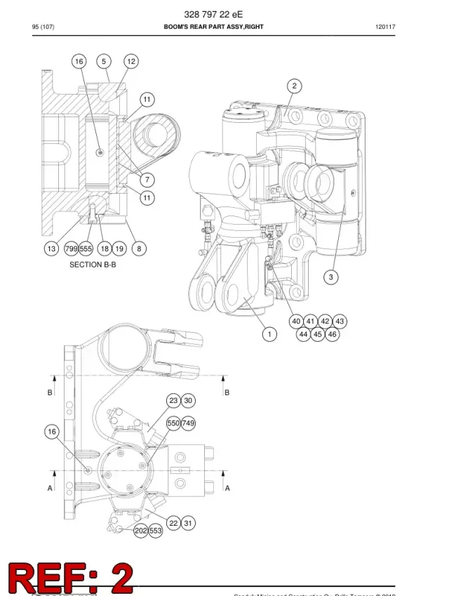 BAĞLANTI PLATE RIGHT,MACH.TB40