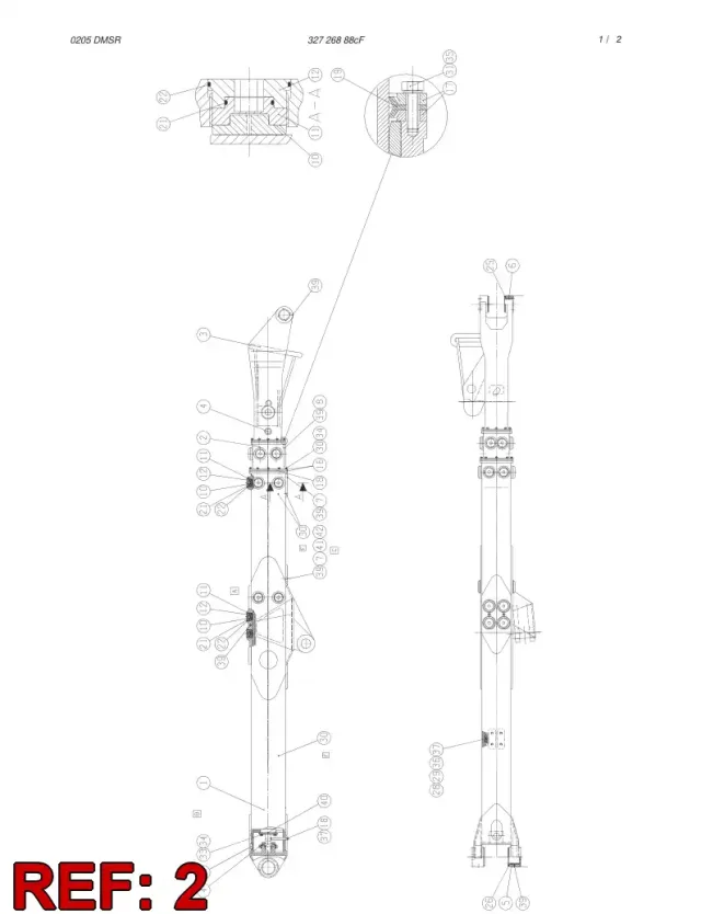 TB150 MIDDLE PIPE