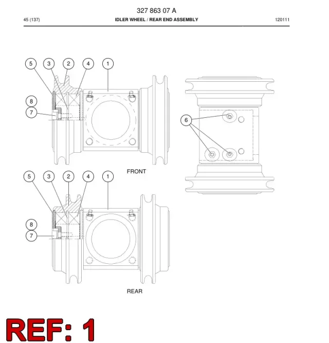 IDLER WHEEL BODY ASS