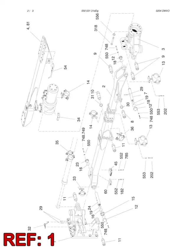 REAR PART ASSY RIGHT