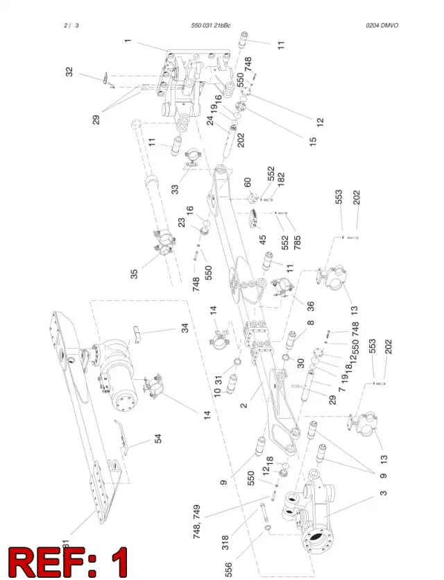REAR PART ASSY RIGHT