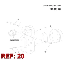 Sandvik GUIDE PIECE WHOLE, Underground — technical diagram