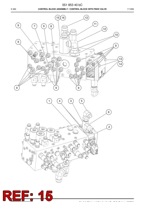 ADAPTER LONG R1 1/4"-JIC16 L=90