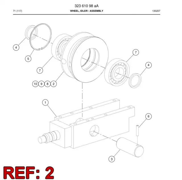 WHEEL, IDLER