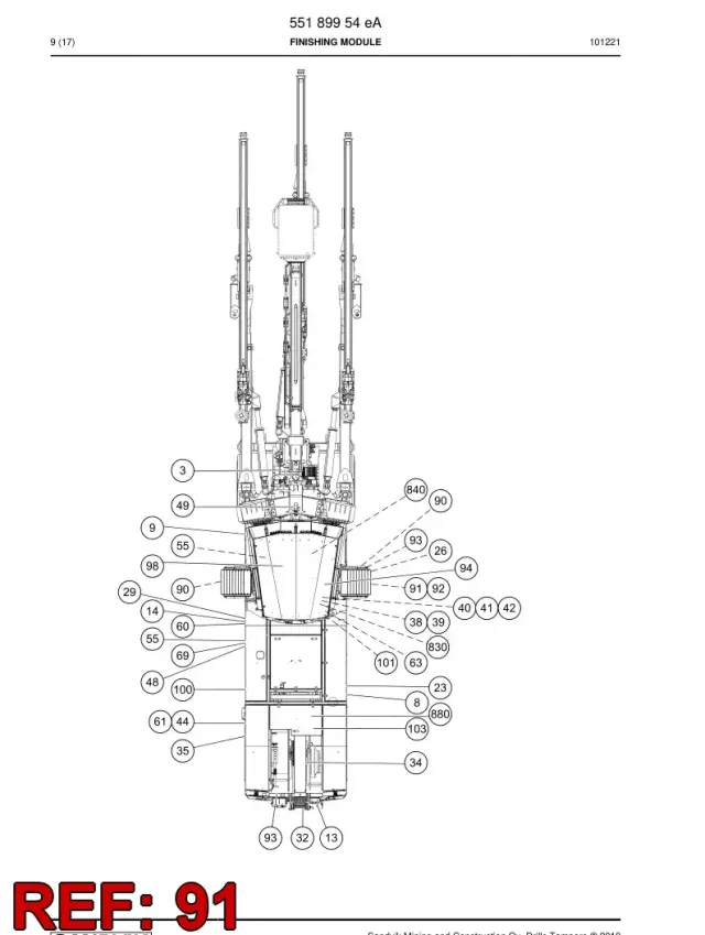 TRANSPORT POSITION FOR CABIN