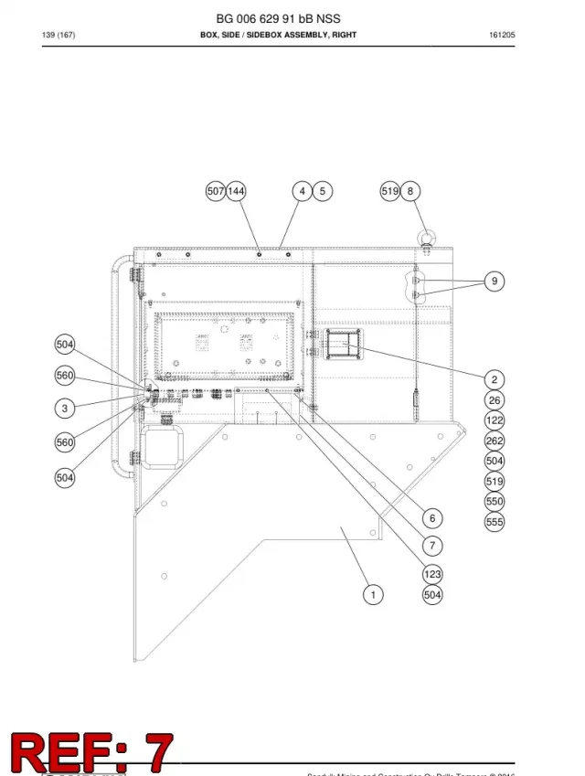COVER, PLASTIC