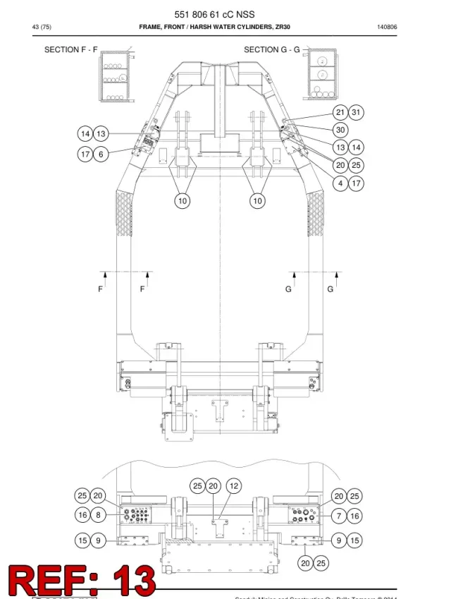 COVER PLATE FRONT-UPPER
