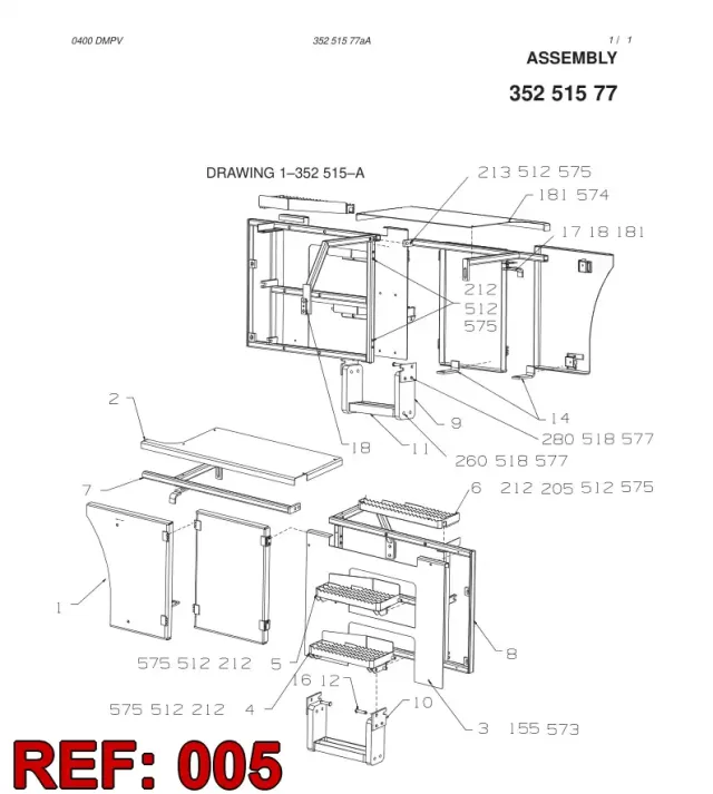 MIDDLE STAIR/ASSEMBLY