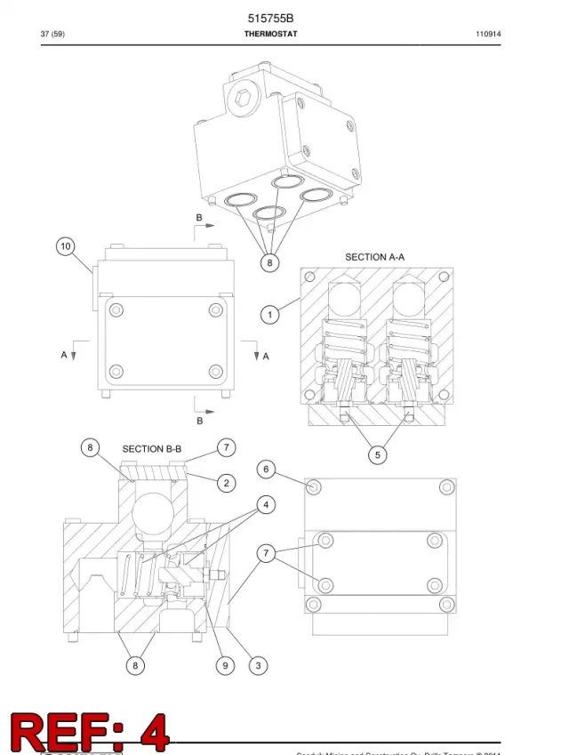 THERMOSTAT VÁLVULA