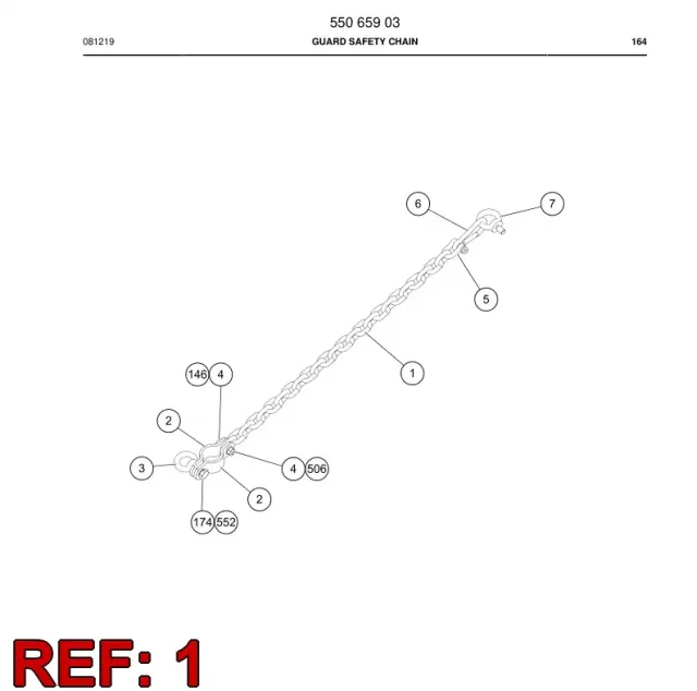 CHAIN, SHORT LINK