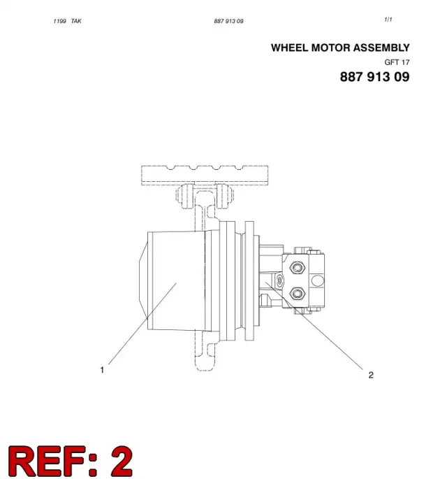 HYDRAULIC MOTOR (SEE ITEM.TEXT.)