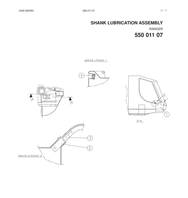 SHANK LUBRICATION ASSAMBLY