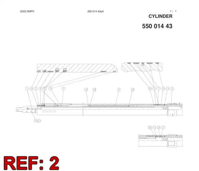 TUBERÍA DE CILINDRO