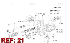 Sandvik REAR COVER — diagrama técnico
