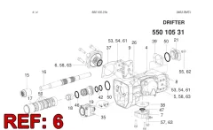 Sandvik PRESSURE ACCUMULATOR (UNCHARGED), Underground — technical diagram