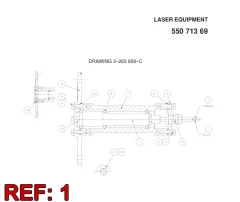 Sandvik LASER EQUIPMENT, Yerüstü — teknik çizim