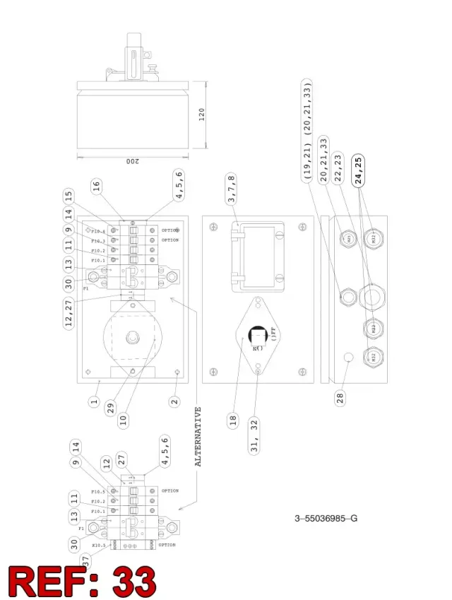 METALLIC REDUCTION FLANGE