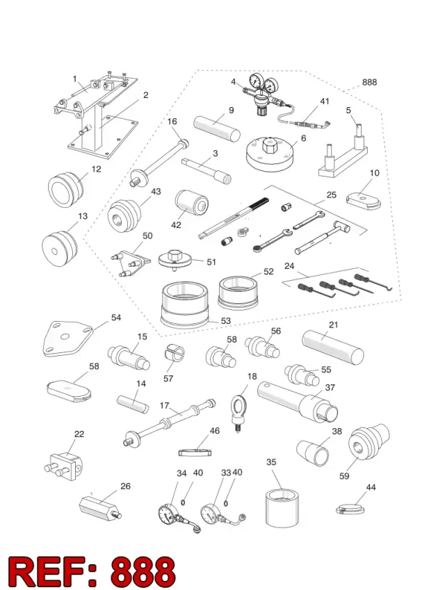 SPECIAL TOOLS (SEE KİT LIST)