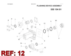 Sandvik CONJUNTO DE ADAPTADOR — diagrama técnico