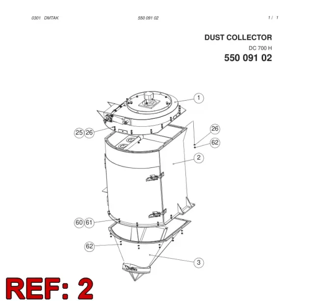 SPACER PART DC700