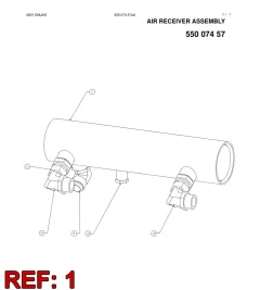Sandvik AIR TANK, Surface — technical diagram