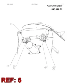 Sandvik AIR VALVE RB, Yerüstü — teknik çizim