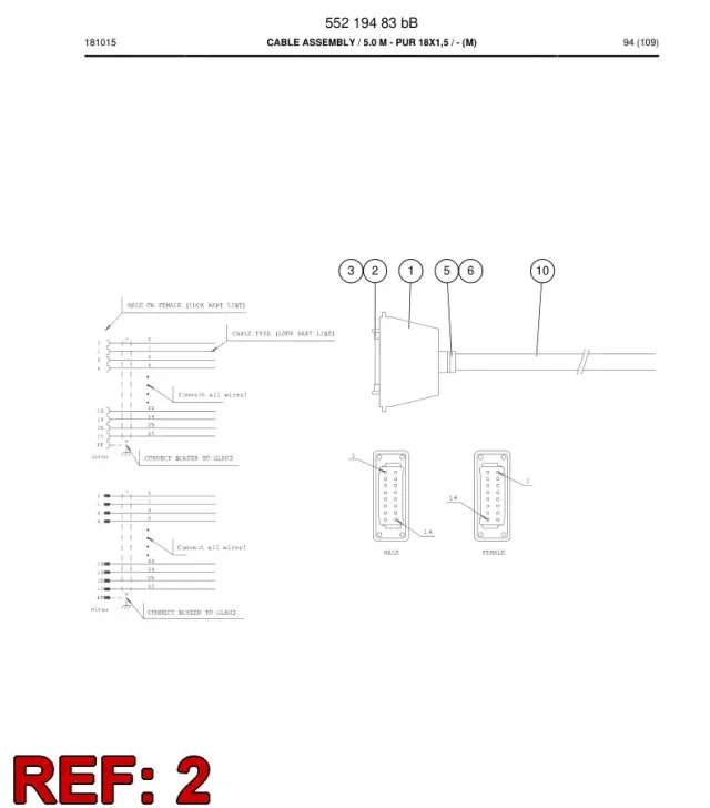 CONNECTOR PLUG, CABO