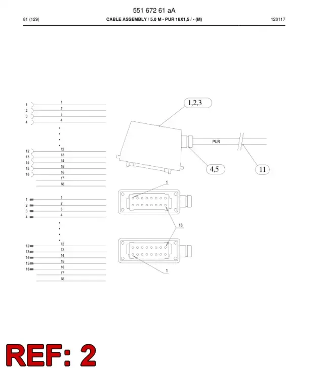 CONNECTOR PLUG, KABLO