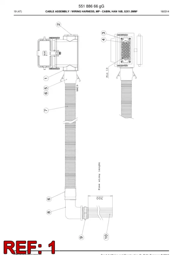 CONNECTOR PLUG, CABO