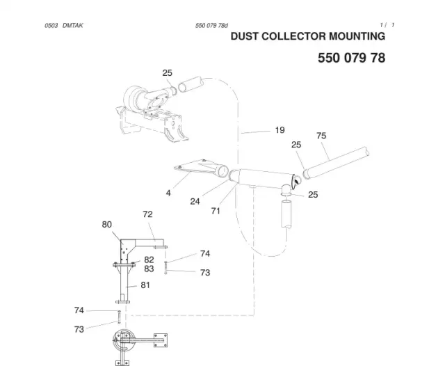 PRIMARY CYCLONE MOUNTING
