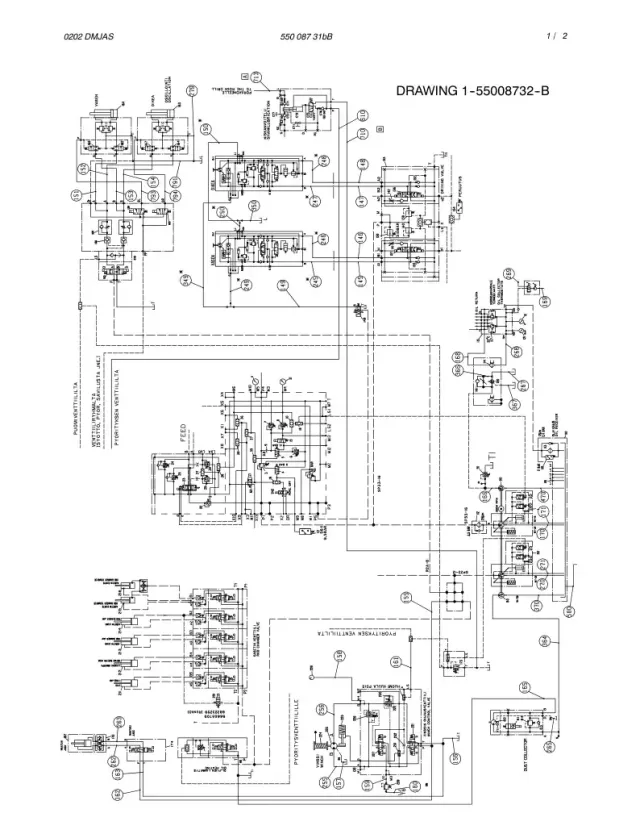 CIRCUIT DIAGRAM, LOWER FRAME (İngilizce).