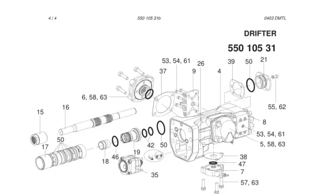 HYDRAULIC ROCK DRILL HLX 5 T